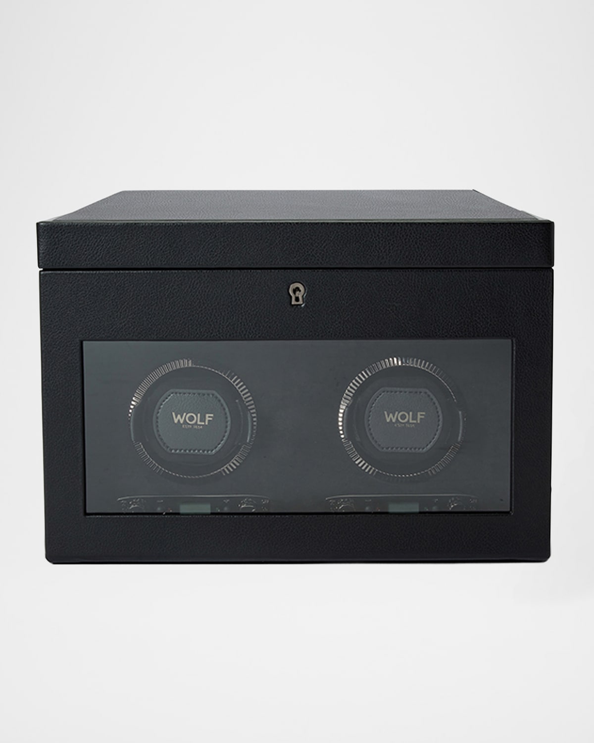 WOLF British Racing Double Watch Winder With Storage