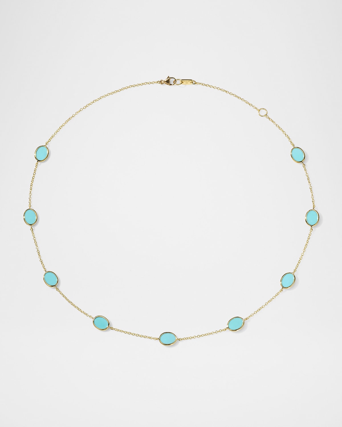 Ippolita 18K Gold Polished Rock Candy Confetti Necklace in Turquoise - Women's Jewelry And Watches
