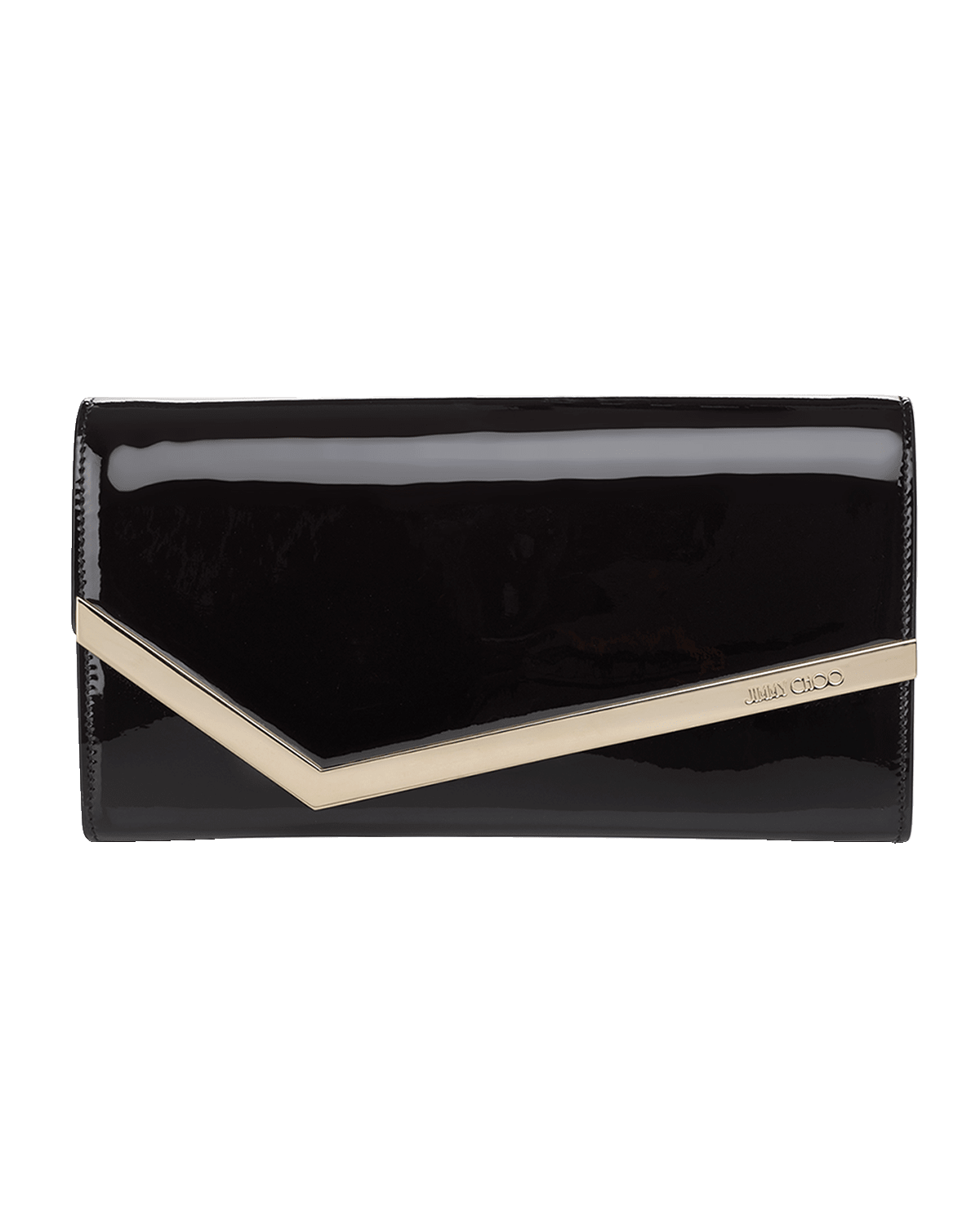 Jimmy Choo Emmie Patent Leather Clutch Bag