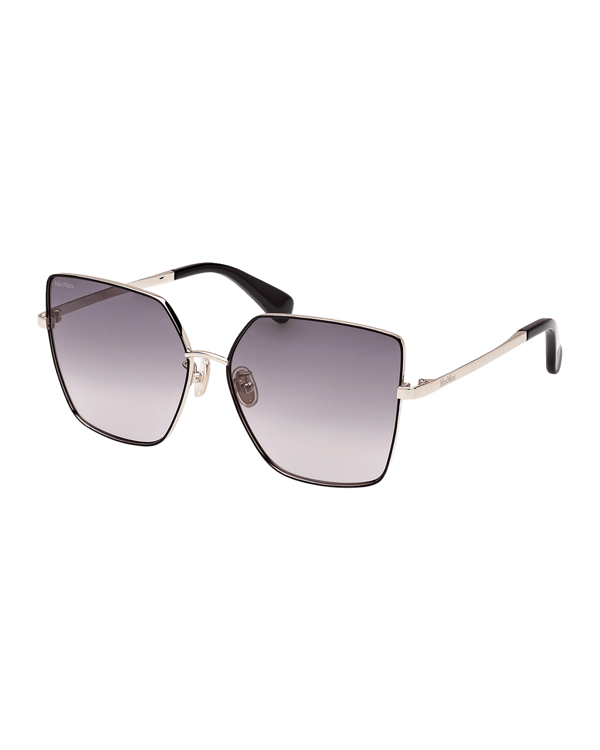 Max Mara Tonal Metal Butterfly Sunglasses