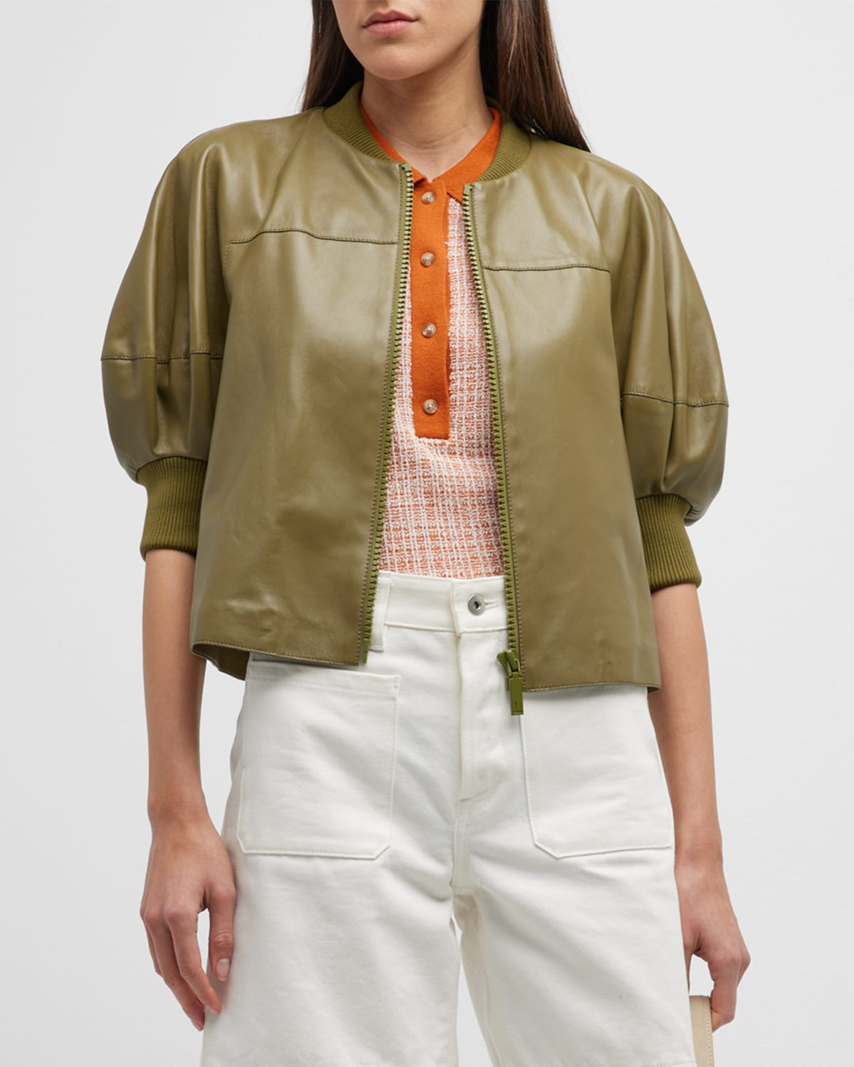 Womens Leather Jacket | Neiman Marcus