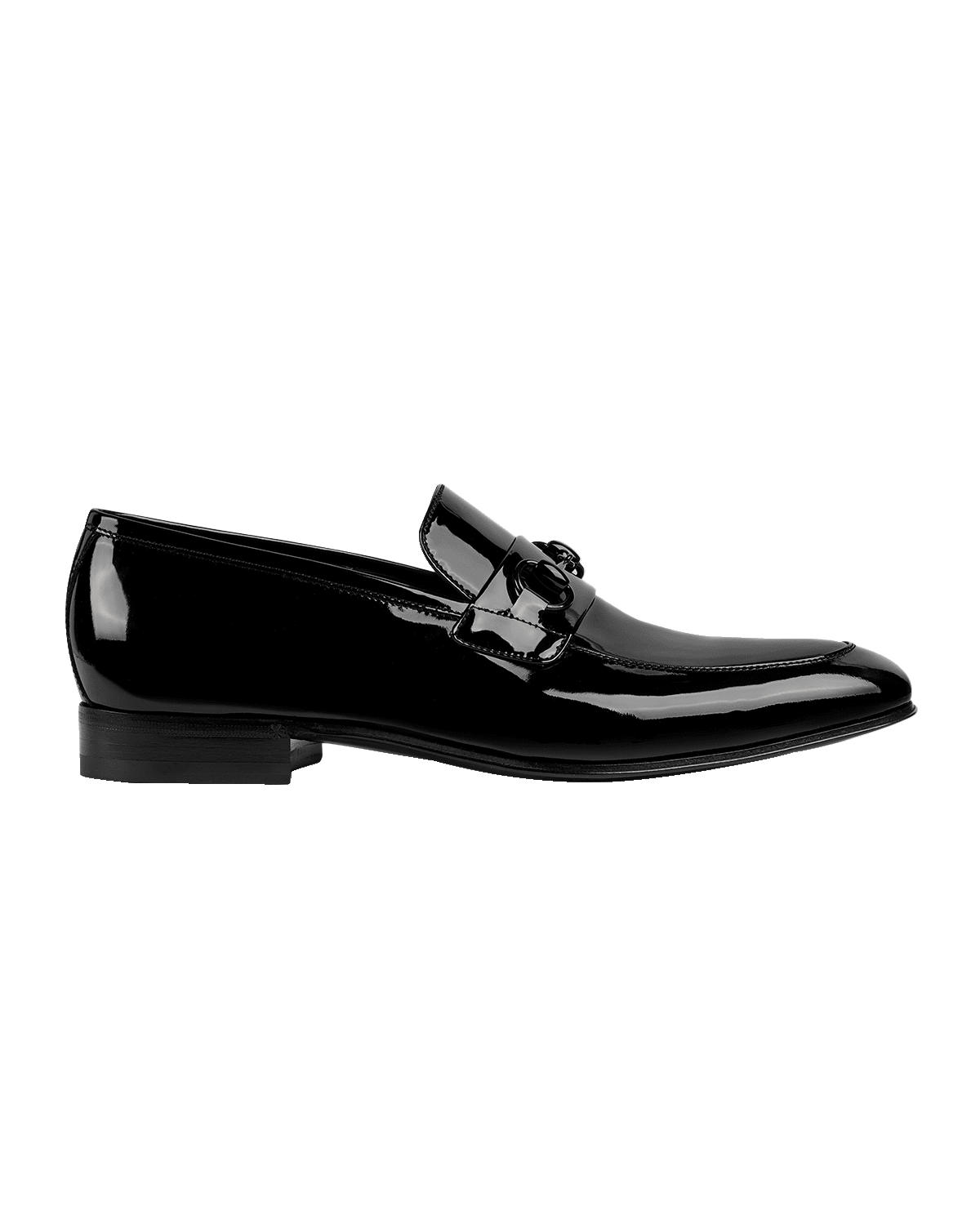 Gucci Men's Ed Patent Leather Bit Loafers