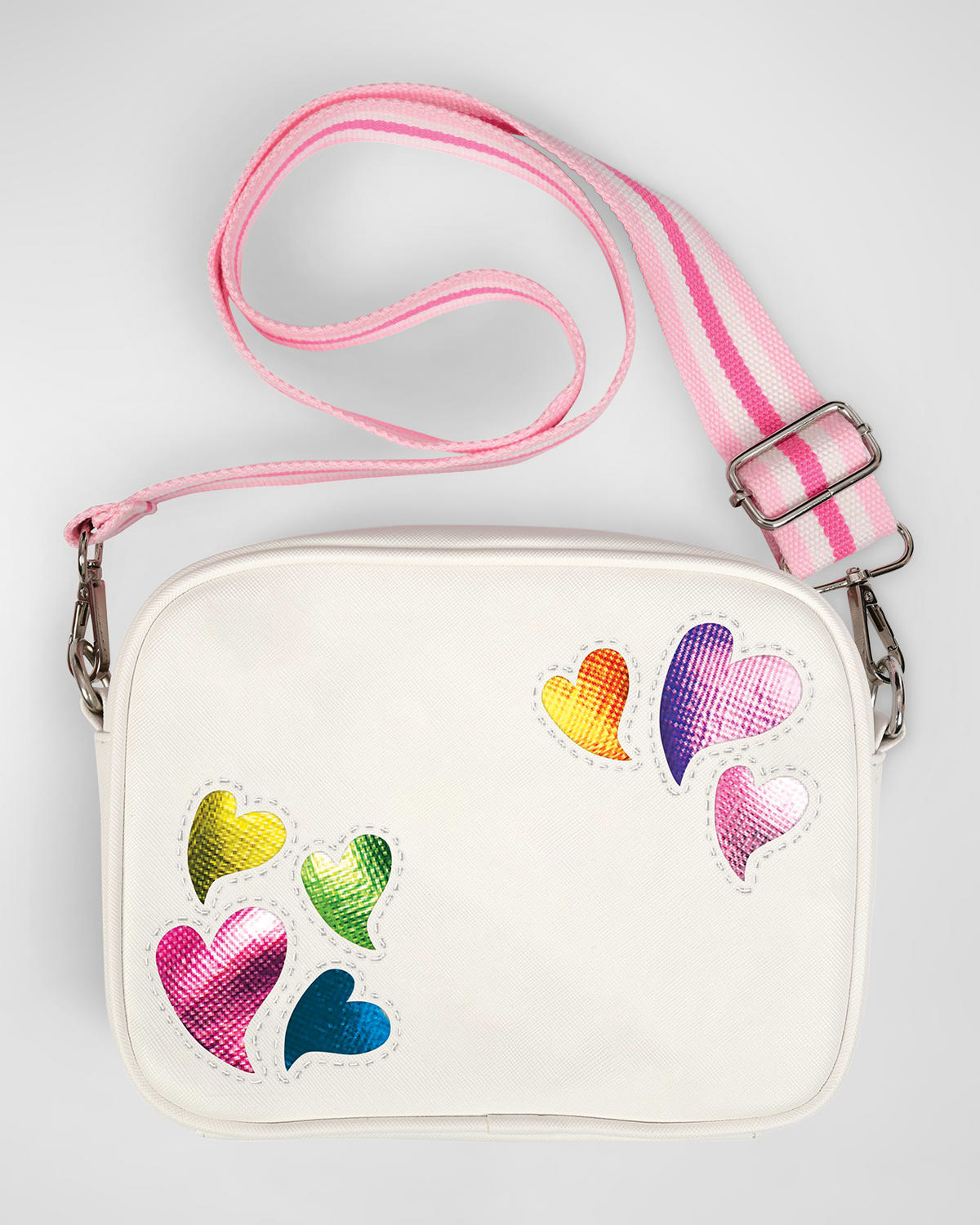 Iscream Girl's Dancing Hearts Crossbody Bag