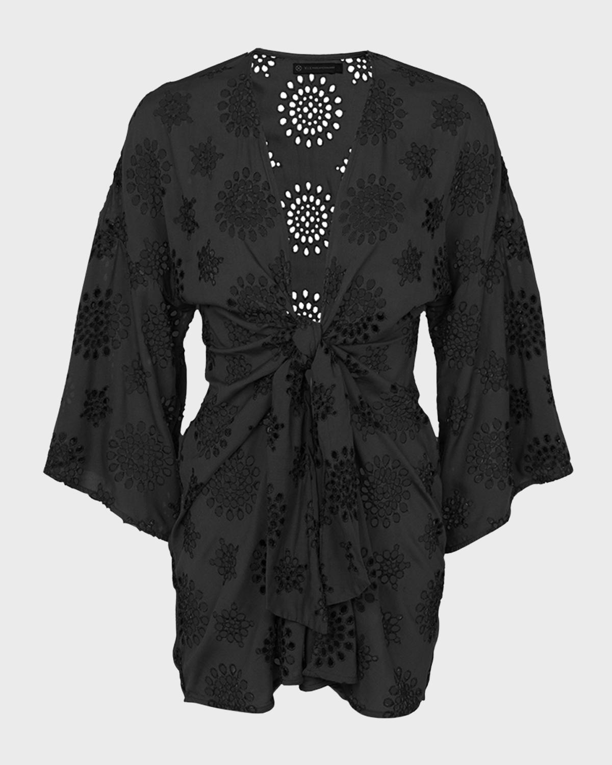 Vix Perola Knot Short Caftan Coverup