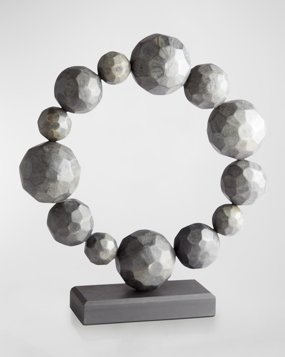  Garnet Sphere Circle Sculpture