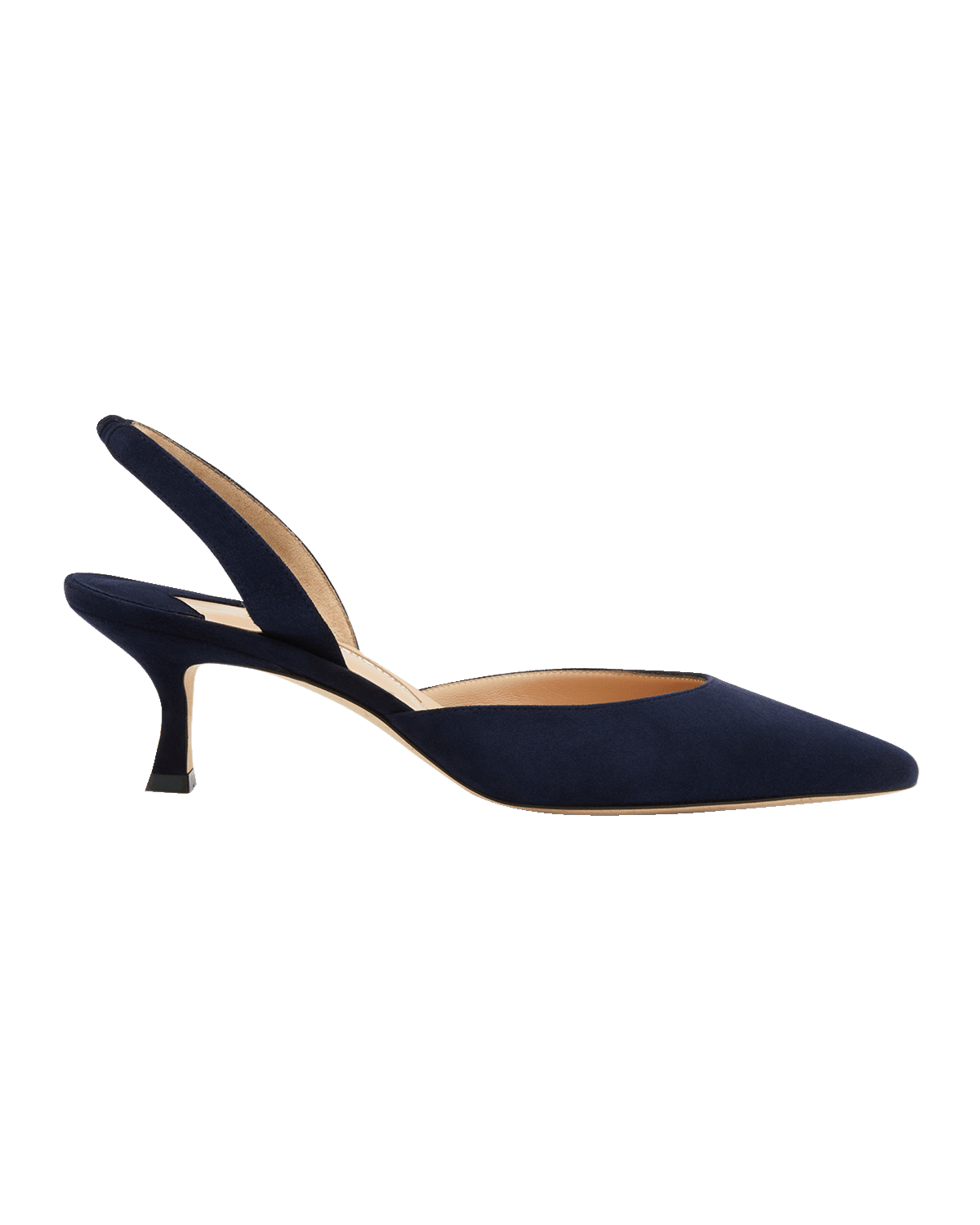 Manolo Blahnik Carolyne Kitten-Heel Halter Pumps