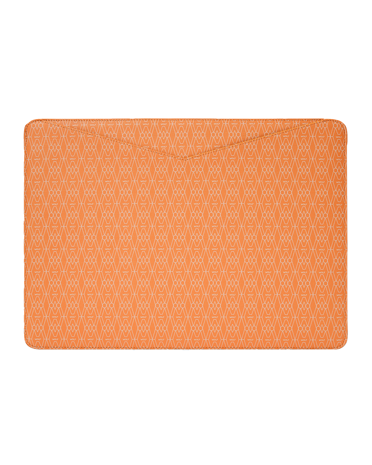 WOLF Men's Vegan Monogram Zip Laptop Case Neiman Marcus