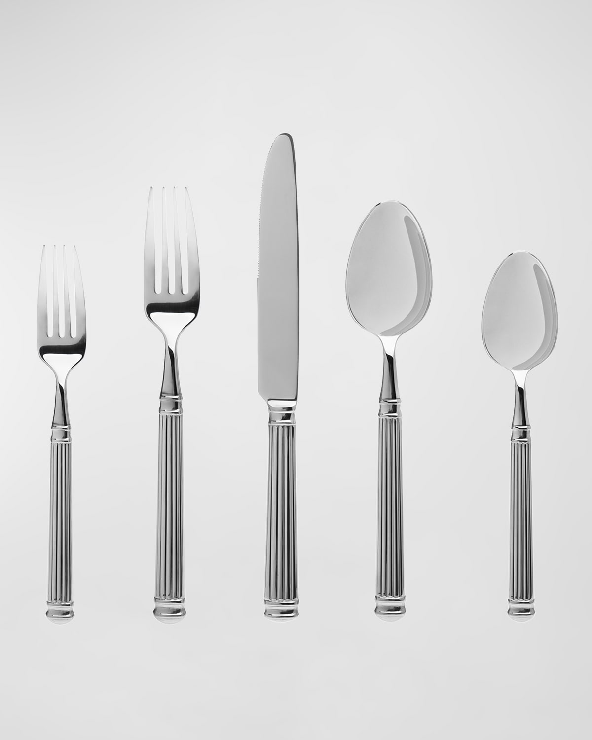 Ricci Silversmith Colonnade Mirror 45-Piece Flatware Set