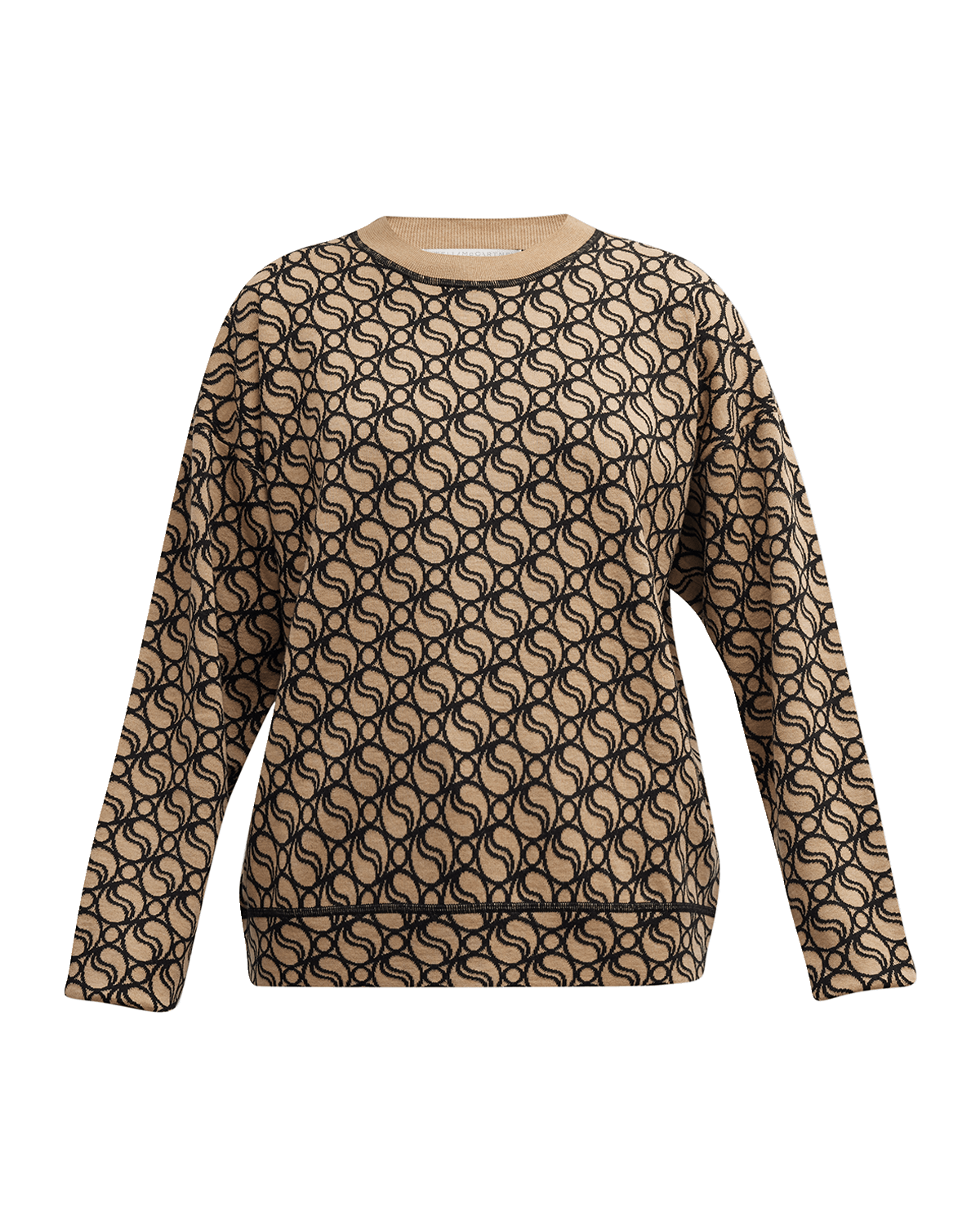 Stella McCartney S Wave Crewneck Wool Sweater