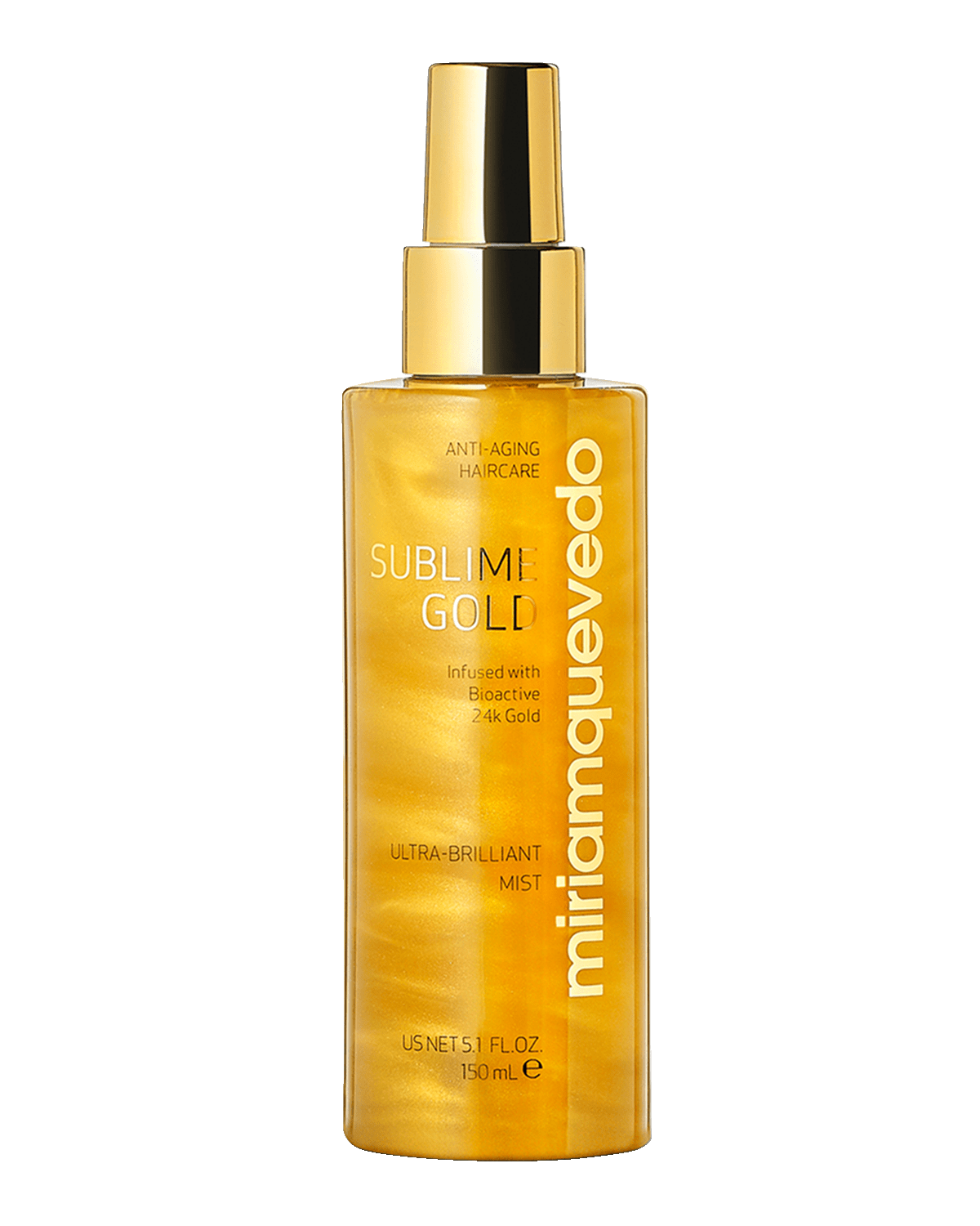 Miriam Quevedo Sublime Gold Ultra-Brilliant Mist, 5 oz./150mL
