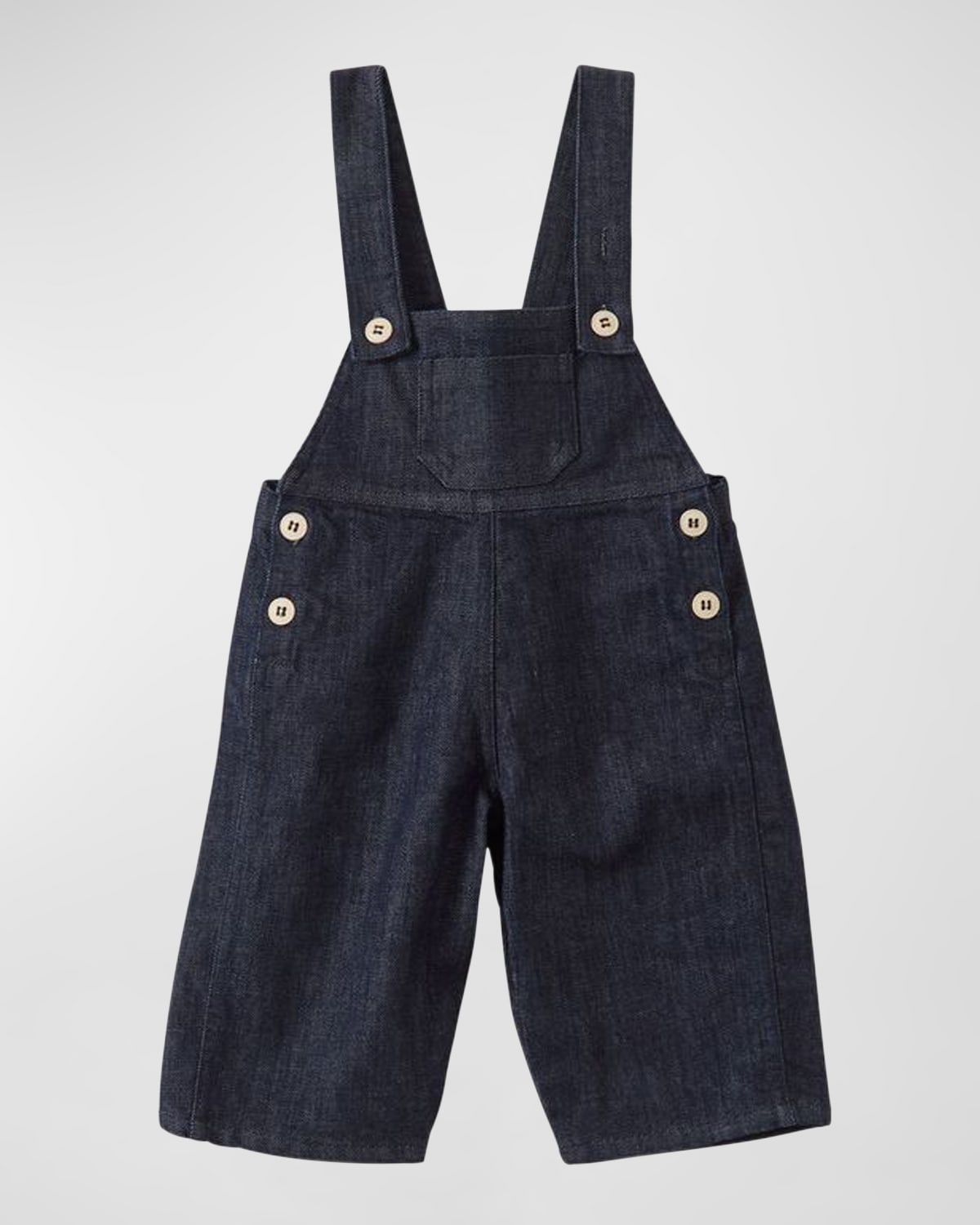 Vild - House of Little Kid's Eco Denim Dungarees, Size 6M-3