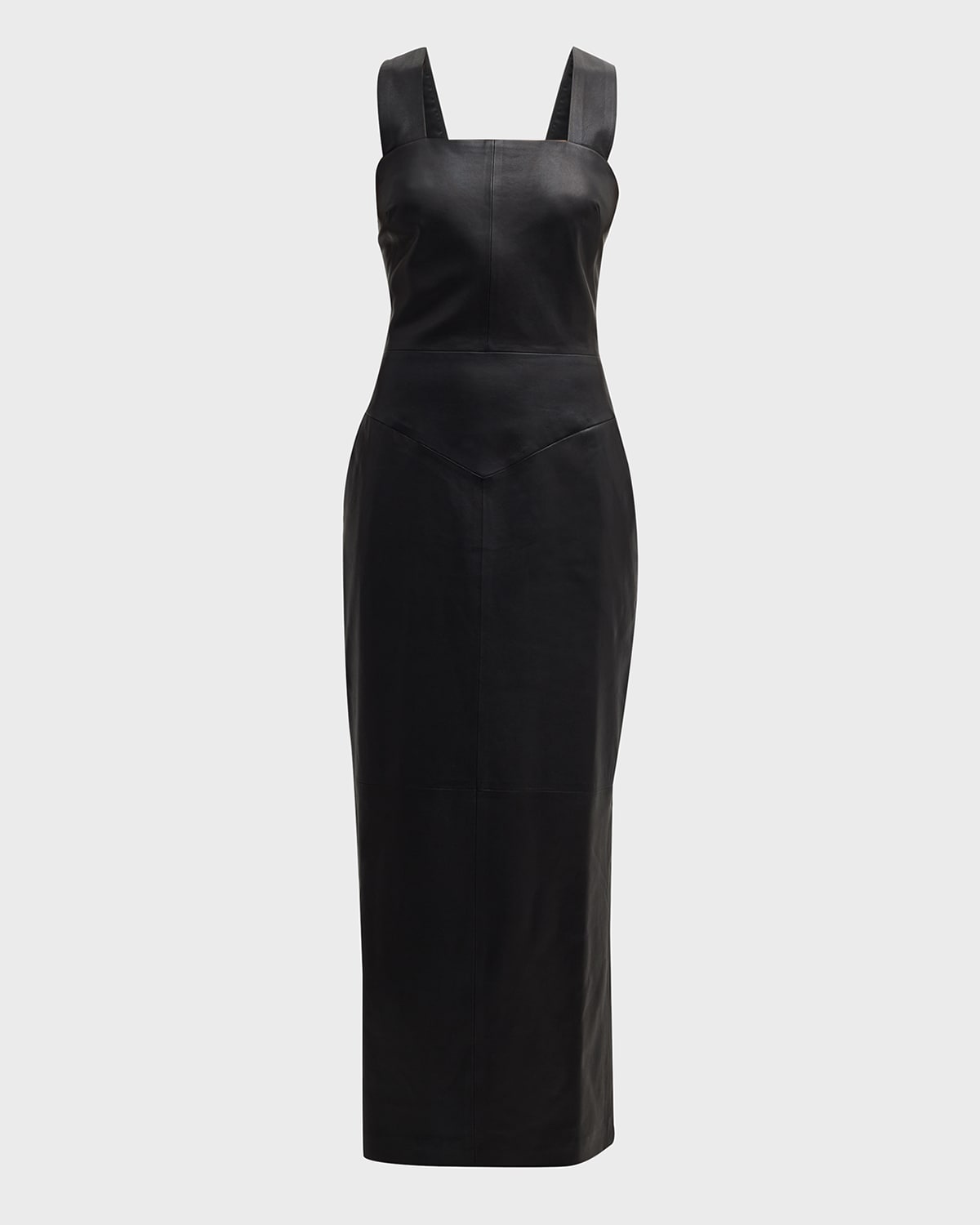 Salon 1884 Clement Sleeveless Leather Maxi Dress