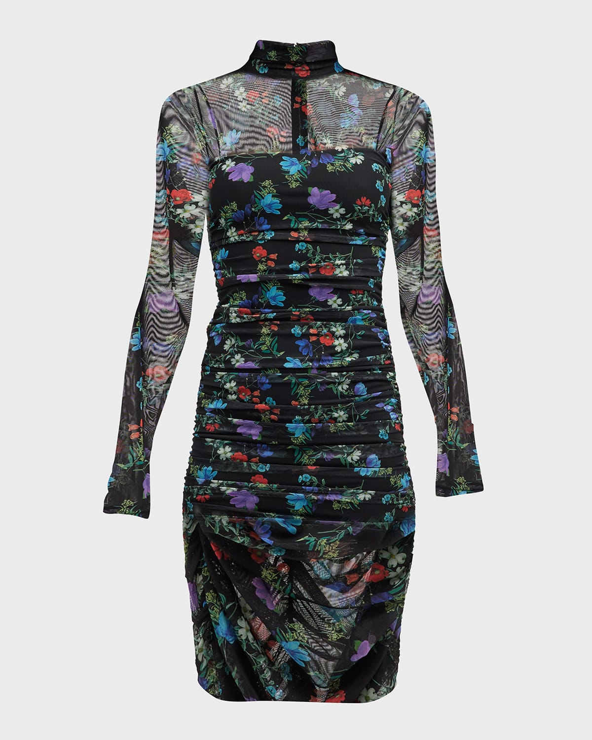 Mock Neck Dress Neiman Marcus