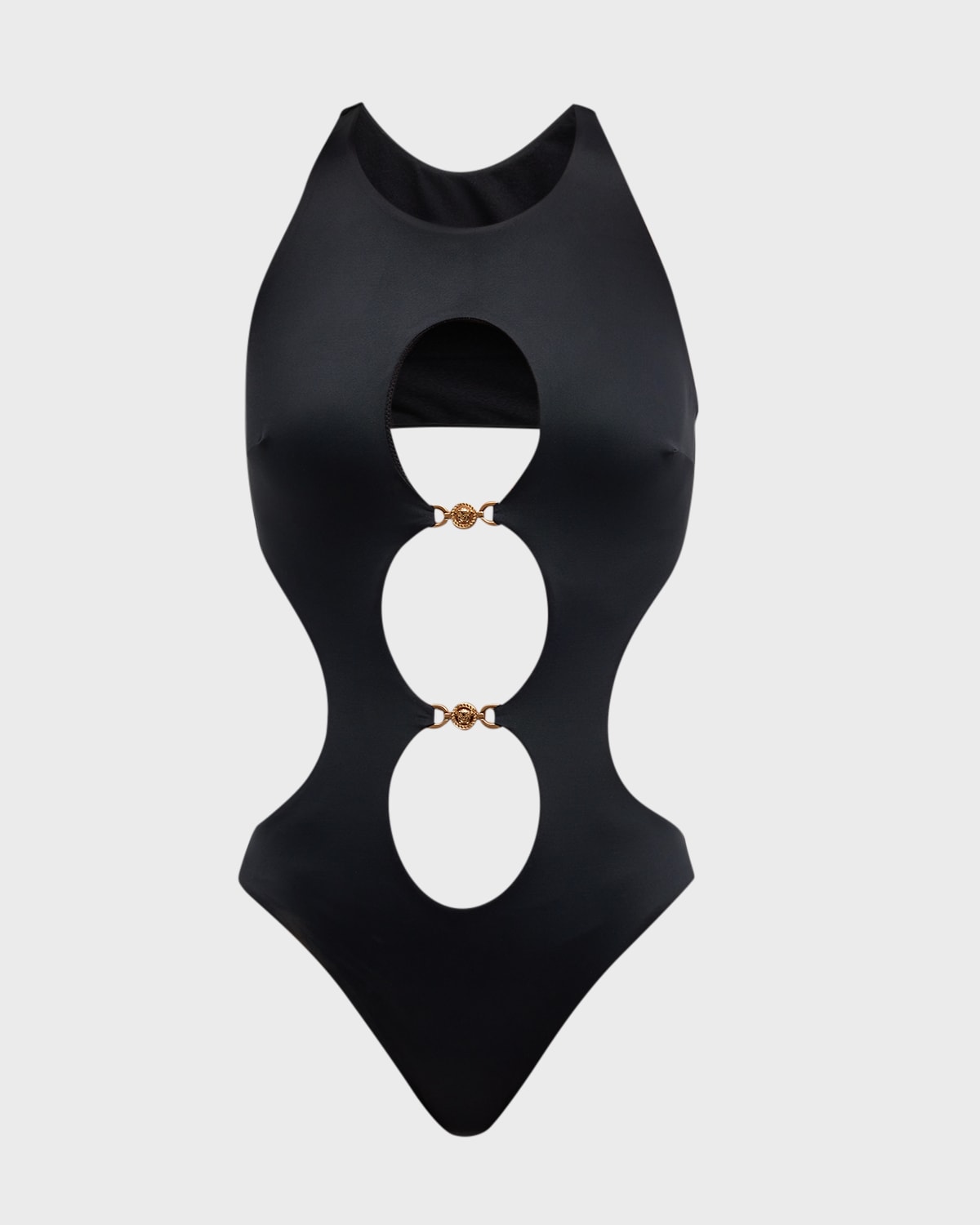 Versace Medusa Cutout One-Piece Swimsuit