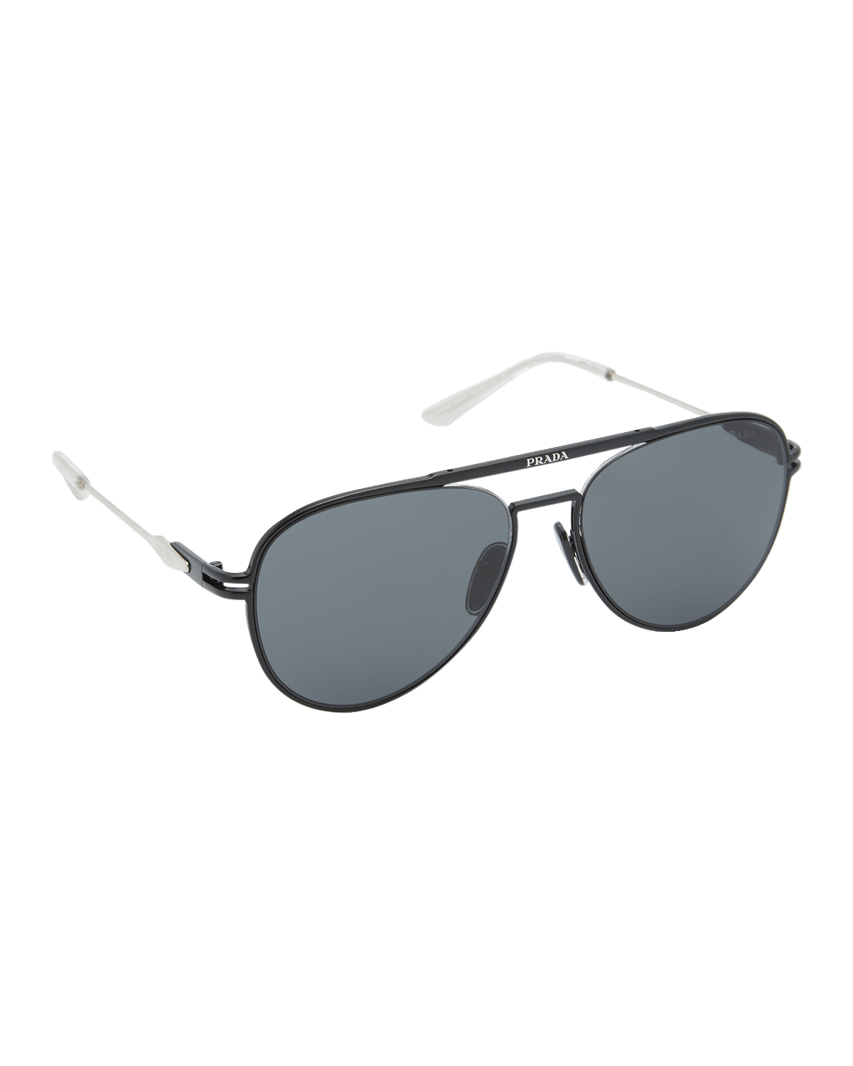 Fendi Men's DoubleBridge Metal Rectangle Sunglasses Neiman Marcus
