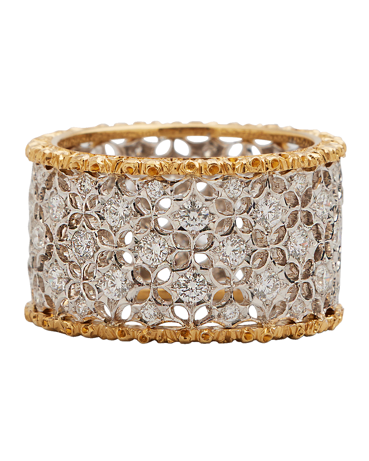 Buccellati Eternelle Opera diamonds and gold ring