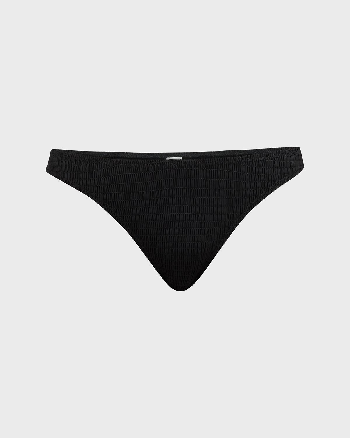 Toteme Smocked Mini Bikini Bottoms