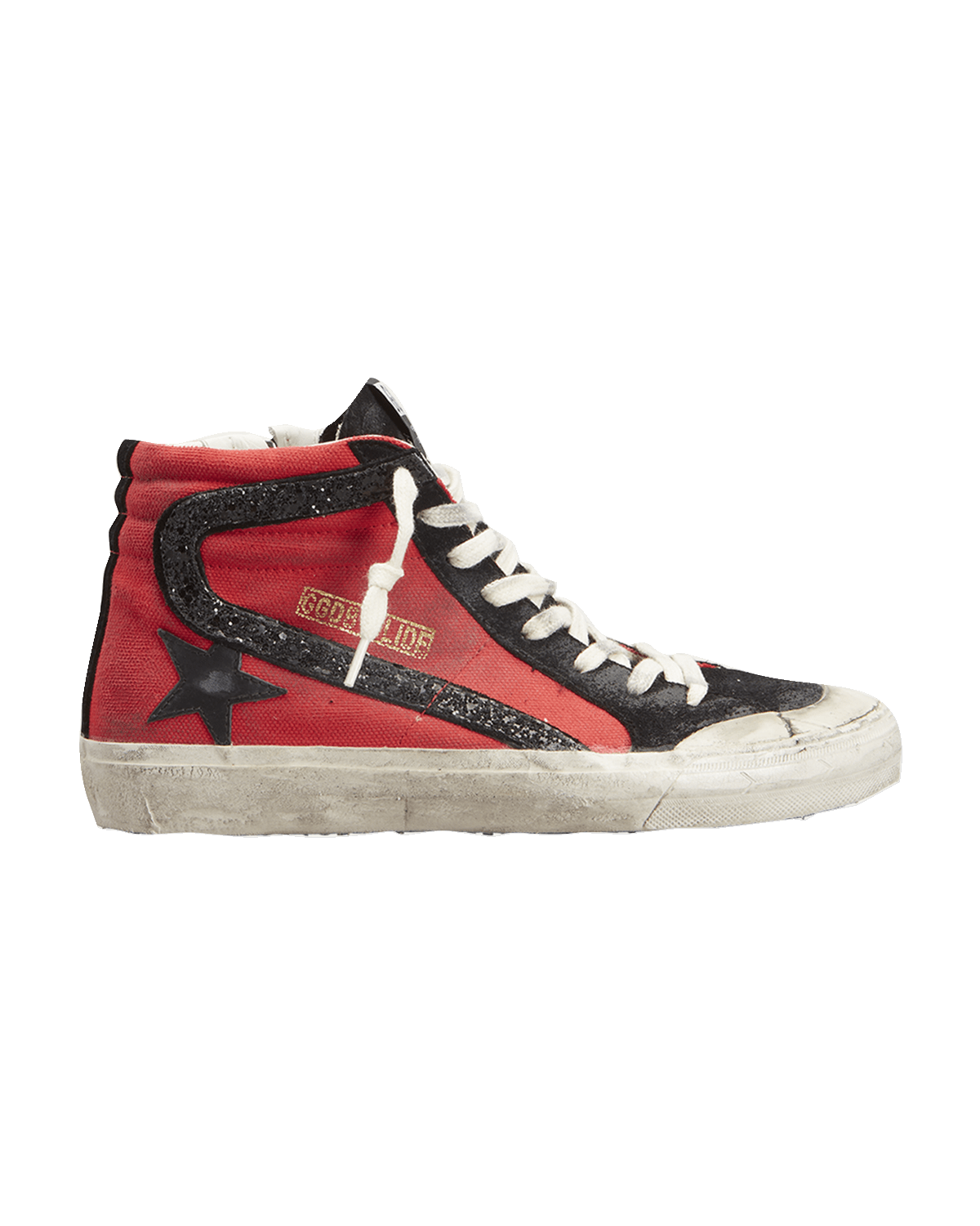 Golden Goose Slide Canvas High-Top Sneakers