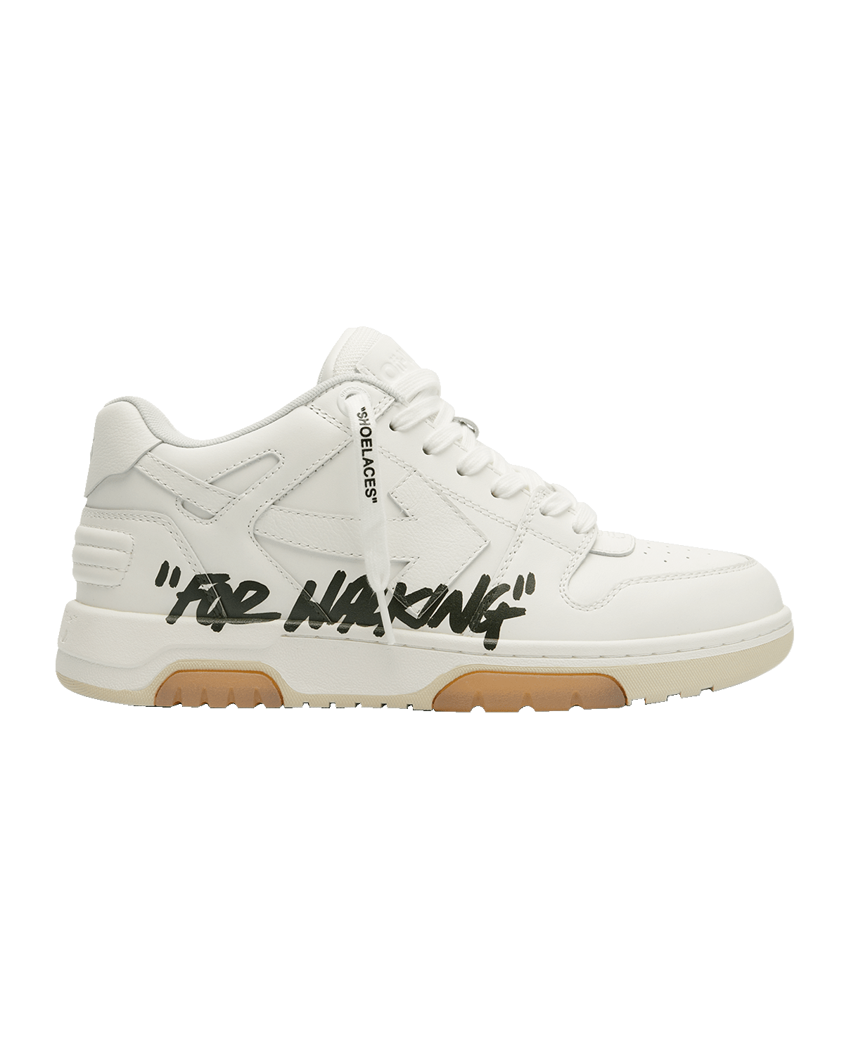 Off-White Out Of Office Script Leather Sneakers