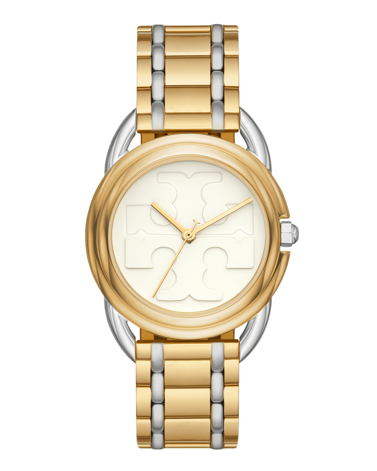 Tory Burch The Miller Two-Tone Stainless Steel Bracelet Watch