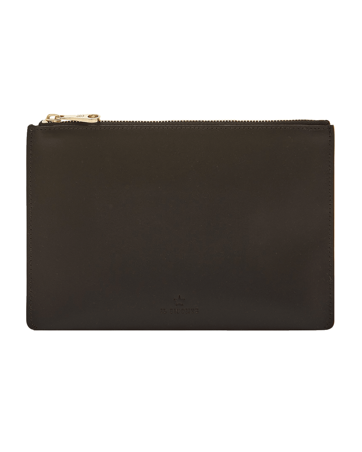 Il Bisonte Oliveta Zip Vacchetta Leather Card Case