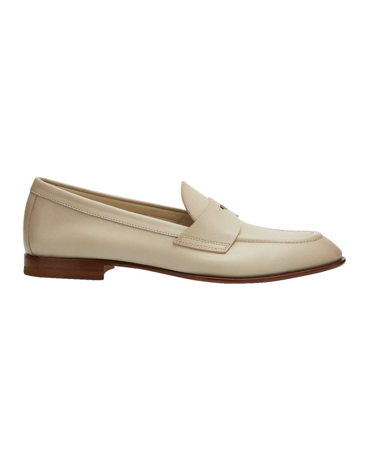 Aquatalia Jelena Metallic Buckle Ballerina Flats | Neiman Marcus