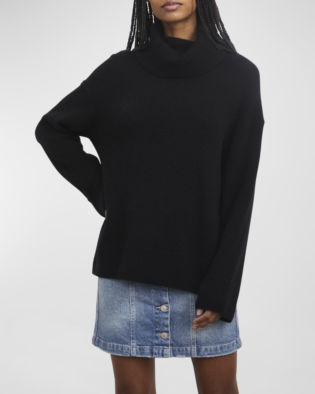 Reeves Turtleneck Sweater Black