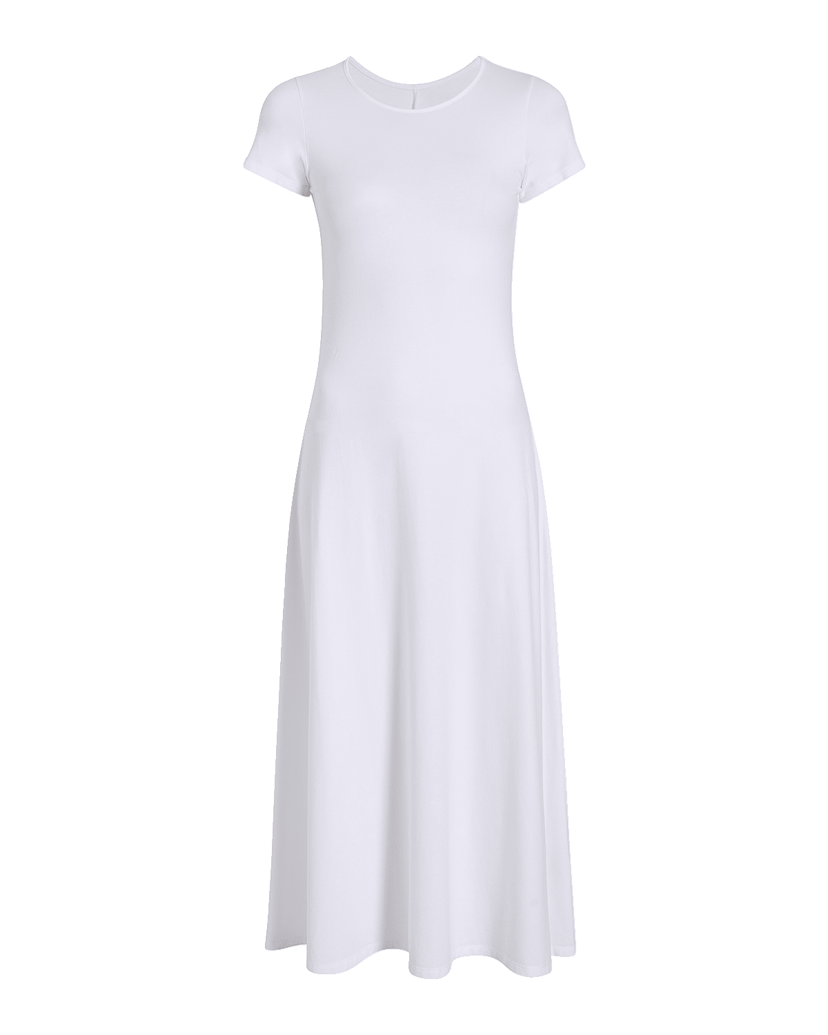 Another Tomorrow Cotton Fitted Tee Dress