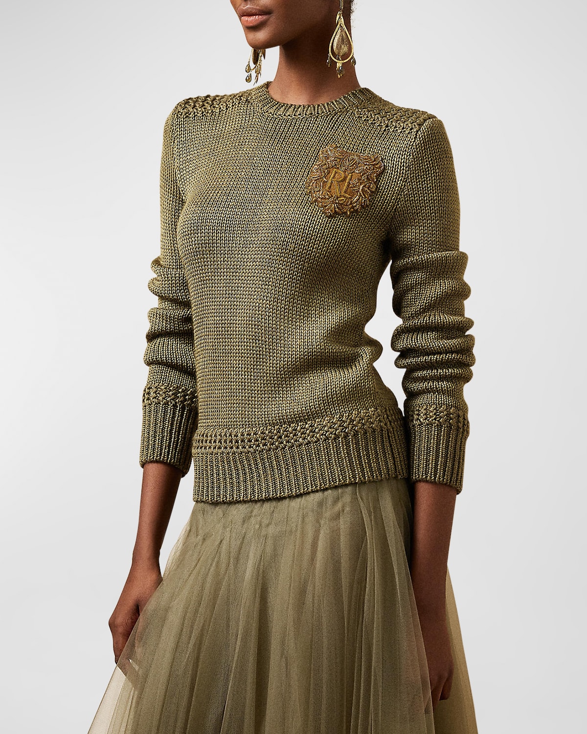 Fitted Cashmere Sweater | Marcus