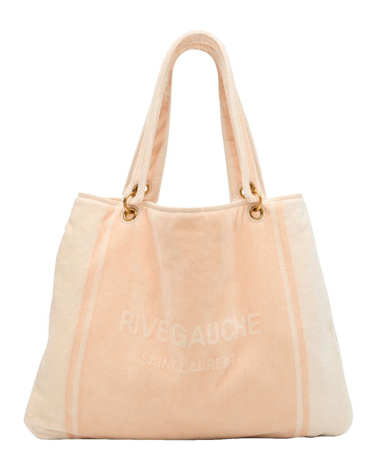 Saint Laurent Rive Gauche Towel Cabas in Terrycloth