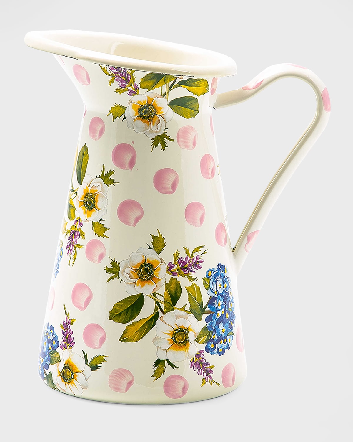 MacKenzie-Childs Wildflowers Enamel Practical Pitcher