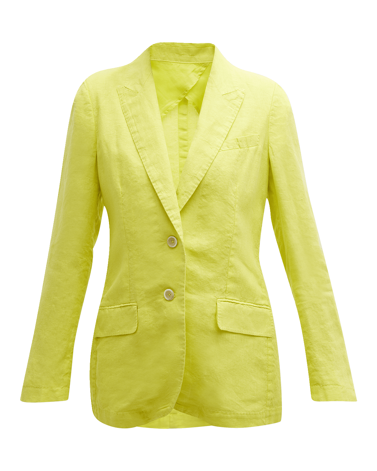 Lafayette 148 New York Surplice LinenBlend Blazer Neiman Marcus