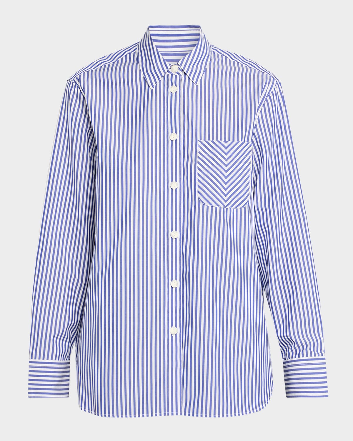 Rag & Bone Maxine Striped Button-Front Shirt
