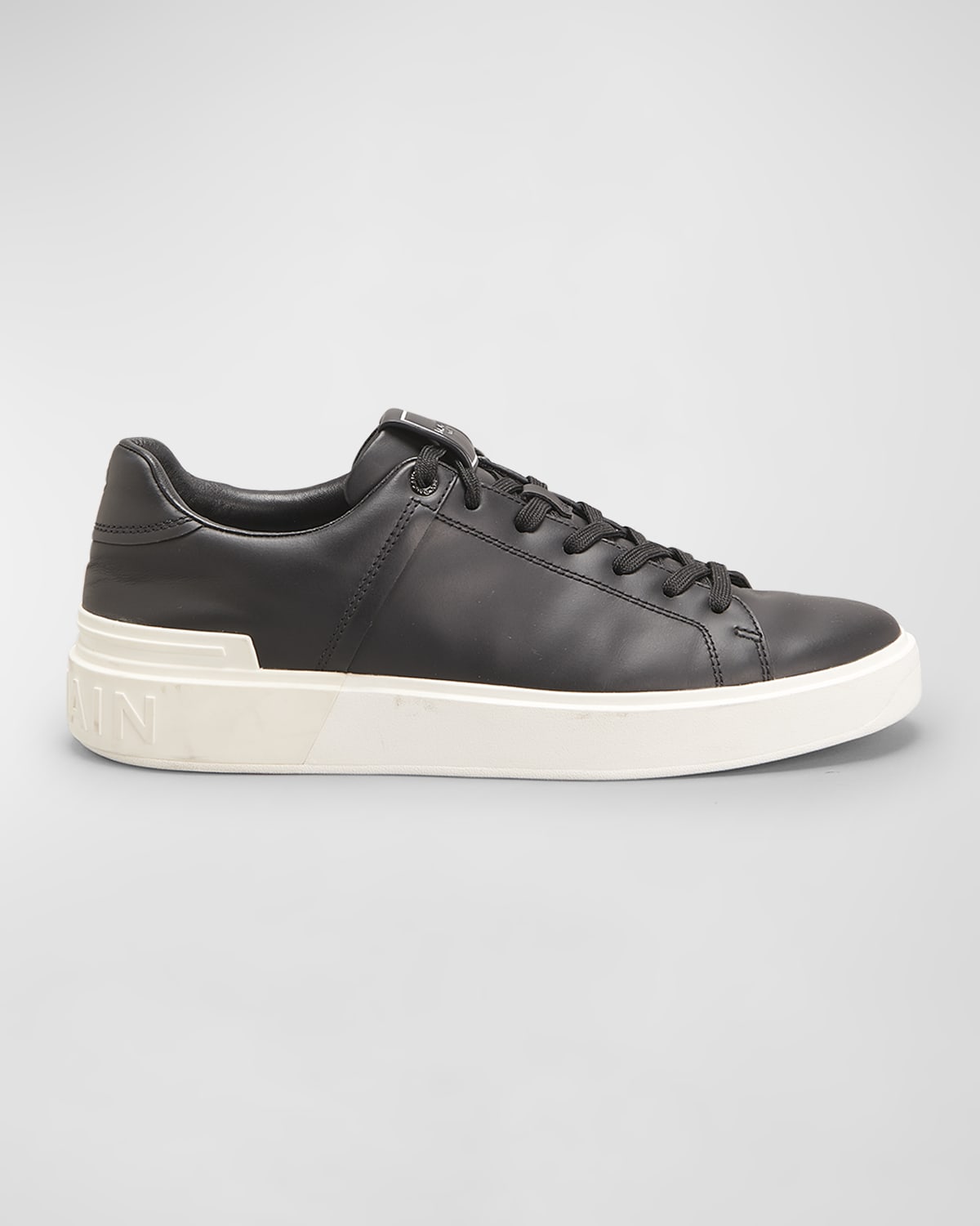 Balmain Men's B-Court Leather Low-Top Sneakers