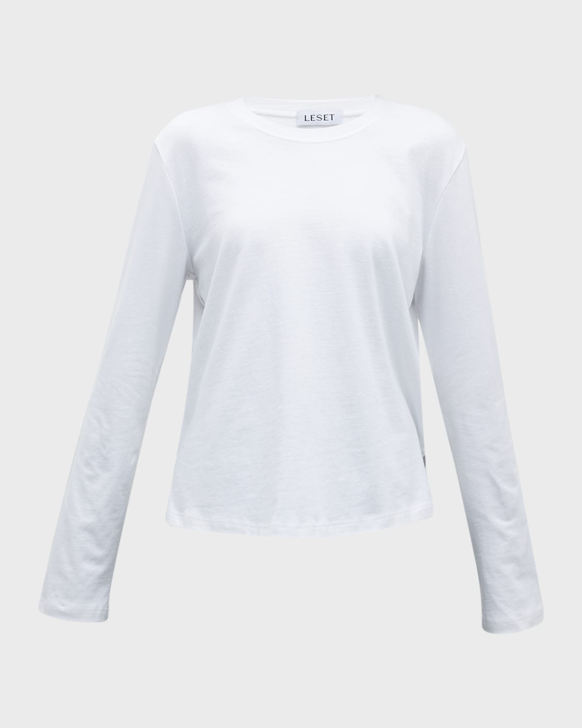 LESET Maya Long-Sleeve Cotton T-Shirt