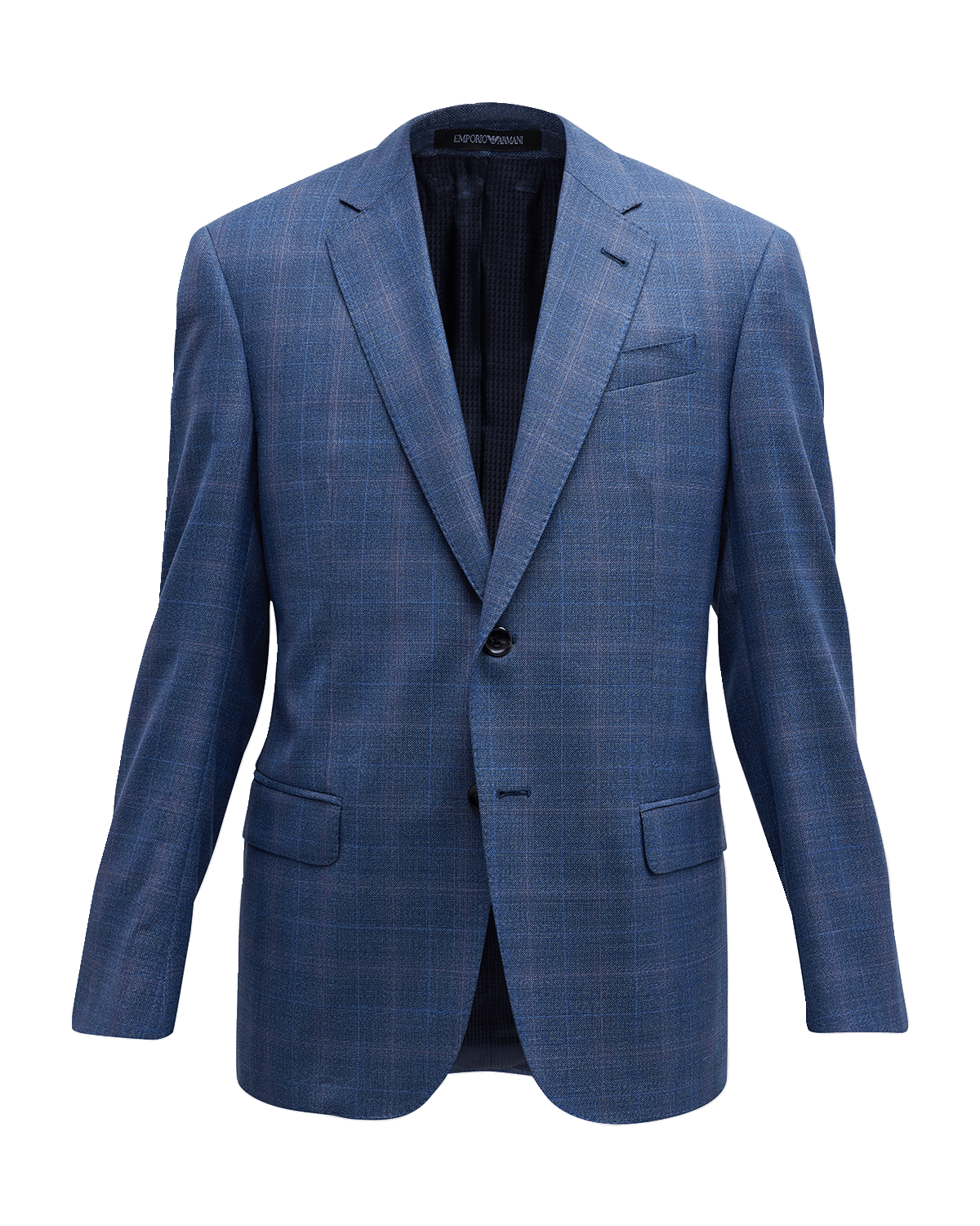 Emporio Armani Men's Textured Check Dinner Jacket Neiman Marcus