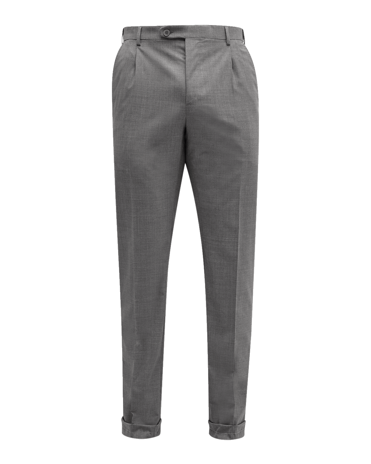 Brioni Men's Solid Wool Pants