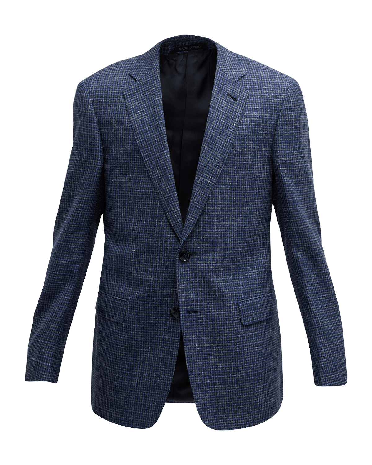 Emporio Armani Men's Textured Check Dinner Jacket Neiman Marcus