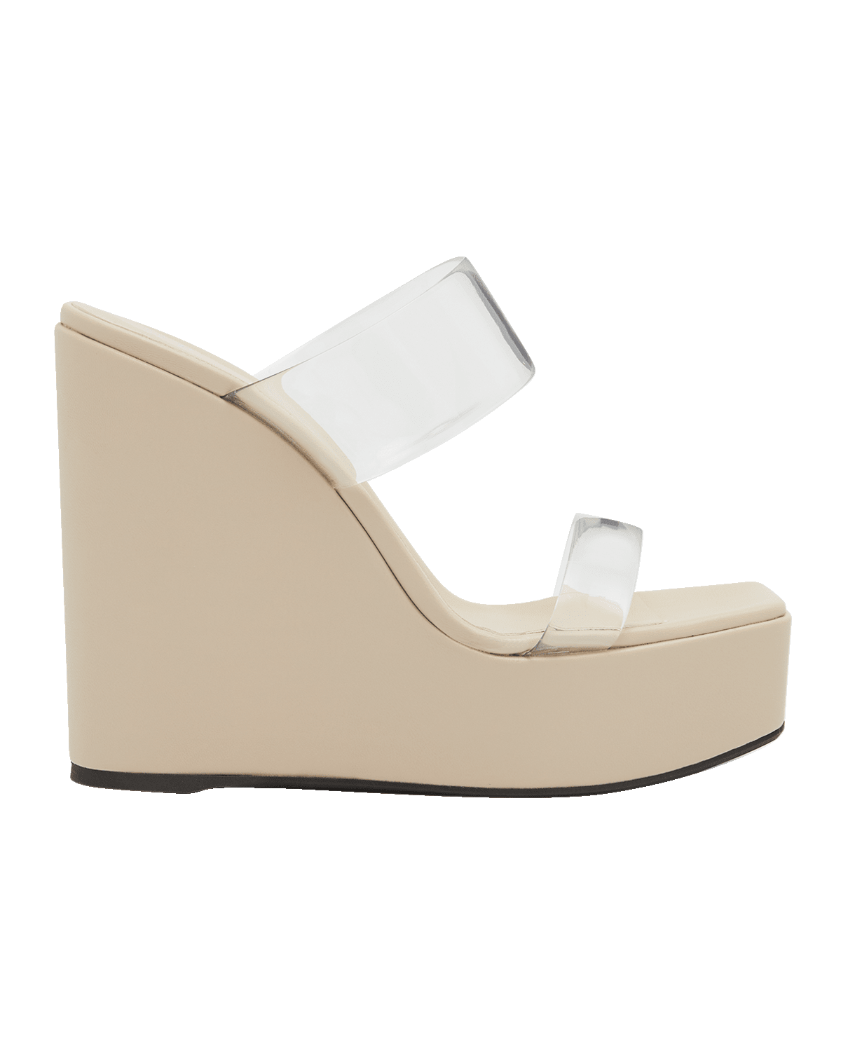 Black Suede Studio Paloma Croco Wedge Sandals Neiman Marcus