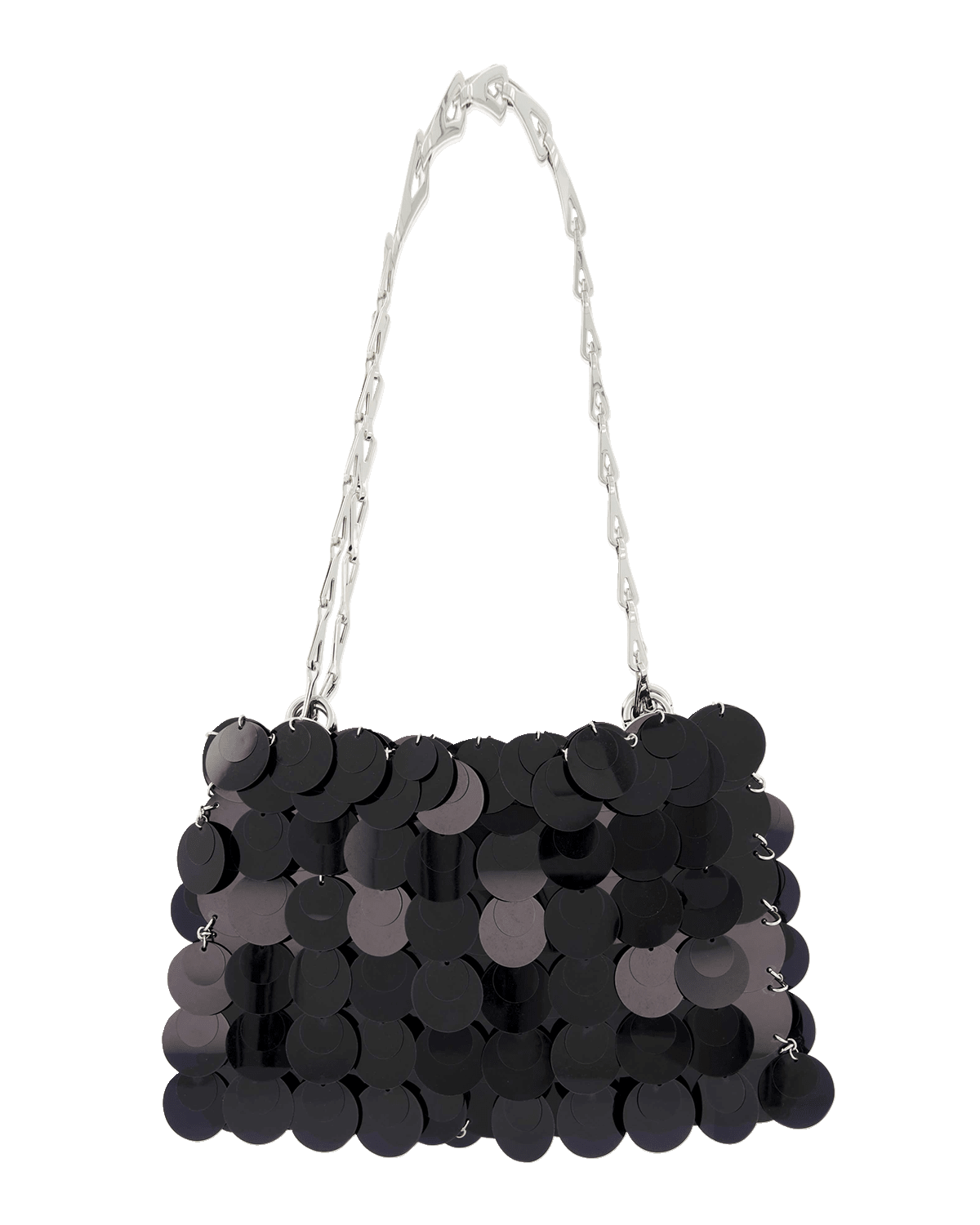 Rabanne Sparkle Sequins Chain Shoulder Bag