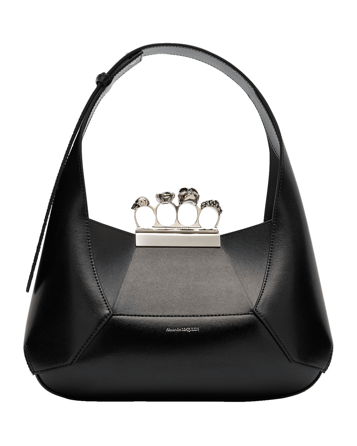 Alexander McQueen The Skull Jeweled Hobo Bag