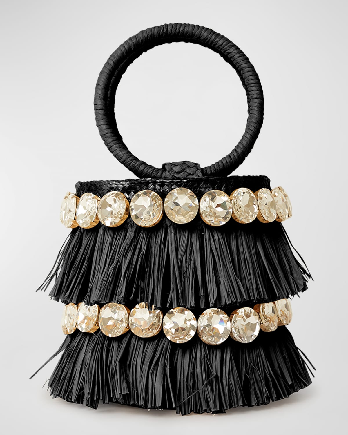 Black Fringe Bag Neiman Marcus