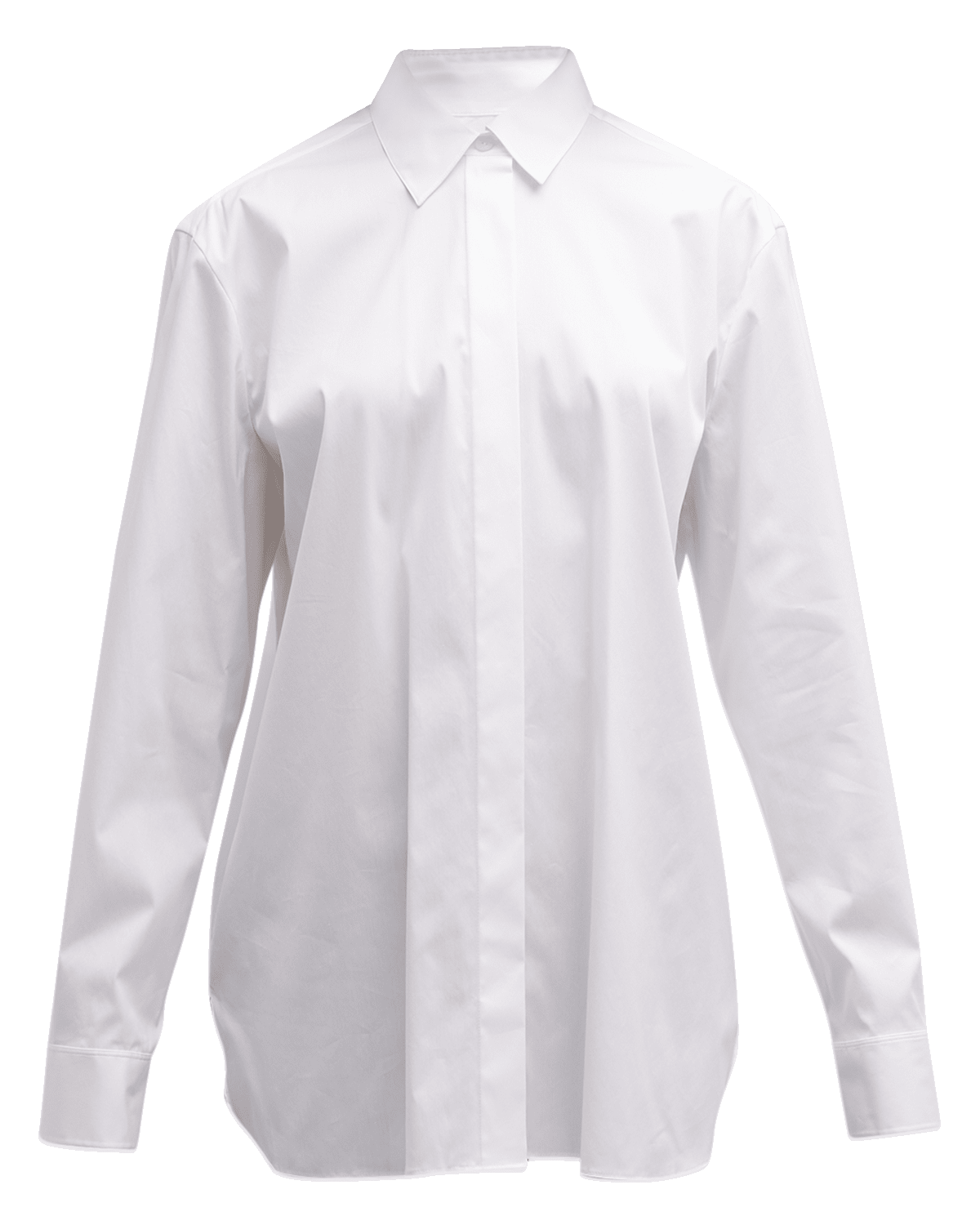 Theory Classic Button-Front Boyfriend Shirt