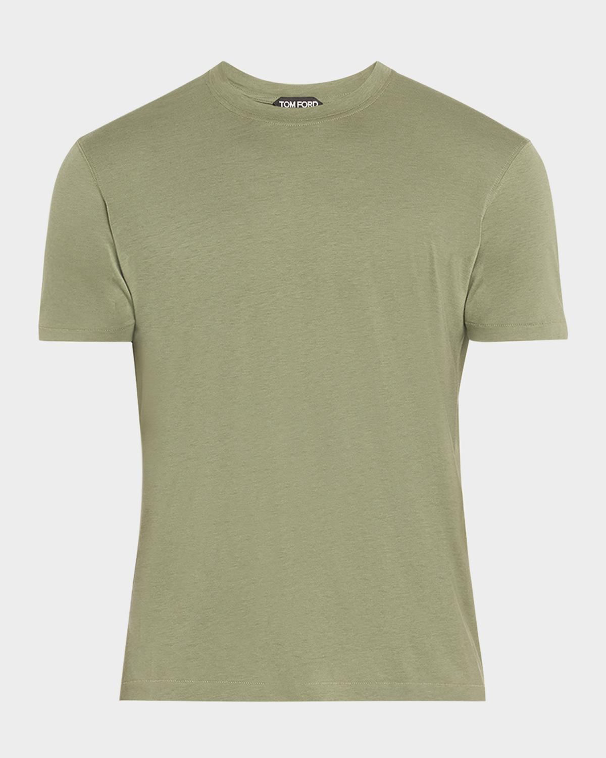 TOM FORD Men's Lyocell-Cotton Crewneck T-Shirt