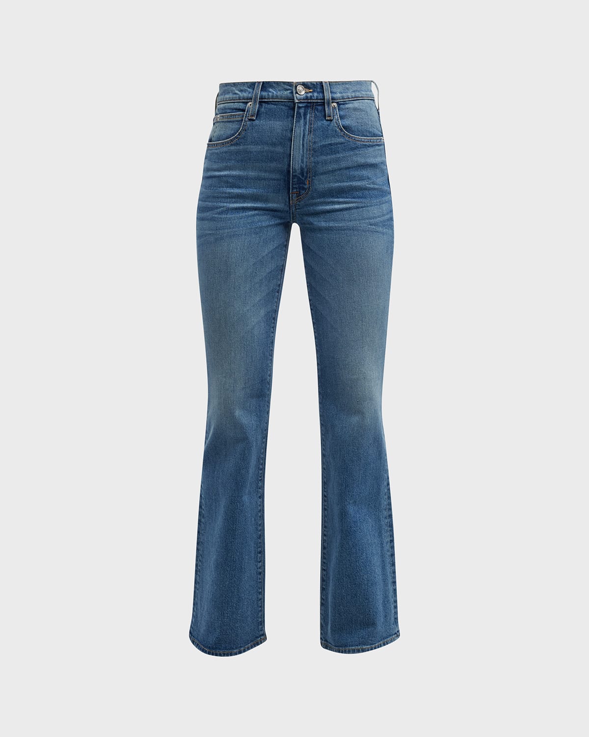 Metallic Denim Jeans Neiman Marcus