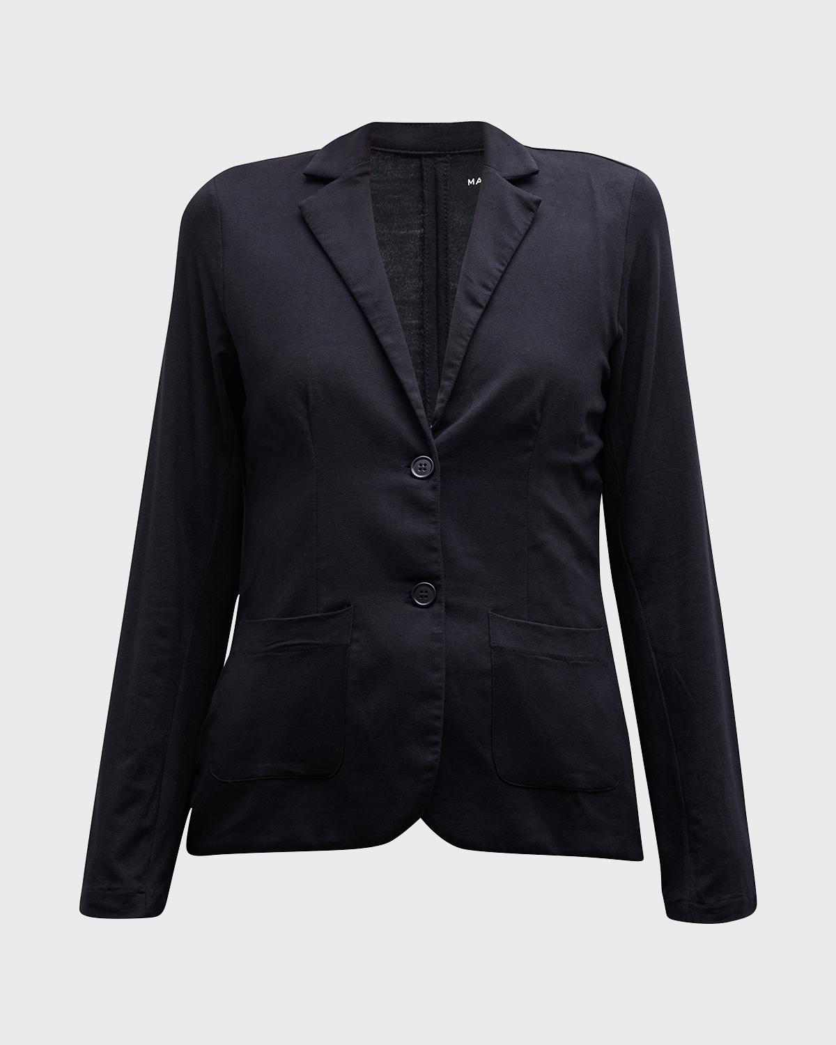 Majestic Filatures Soft Touch Two-Button Blazer