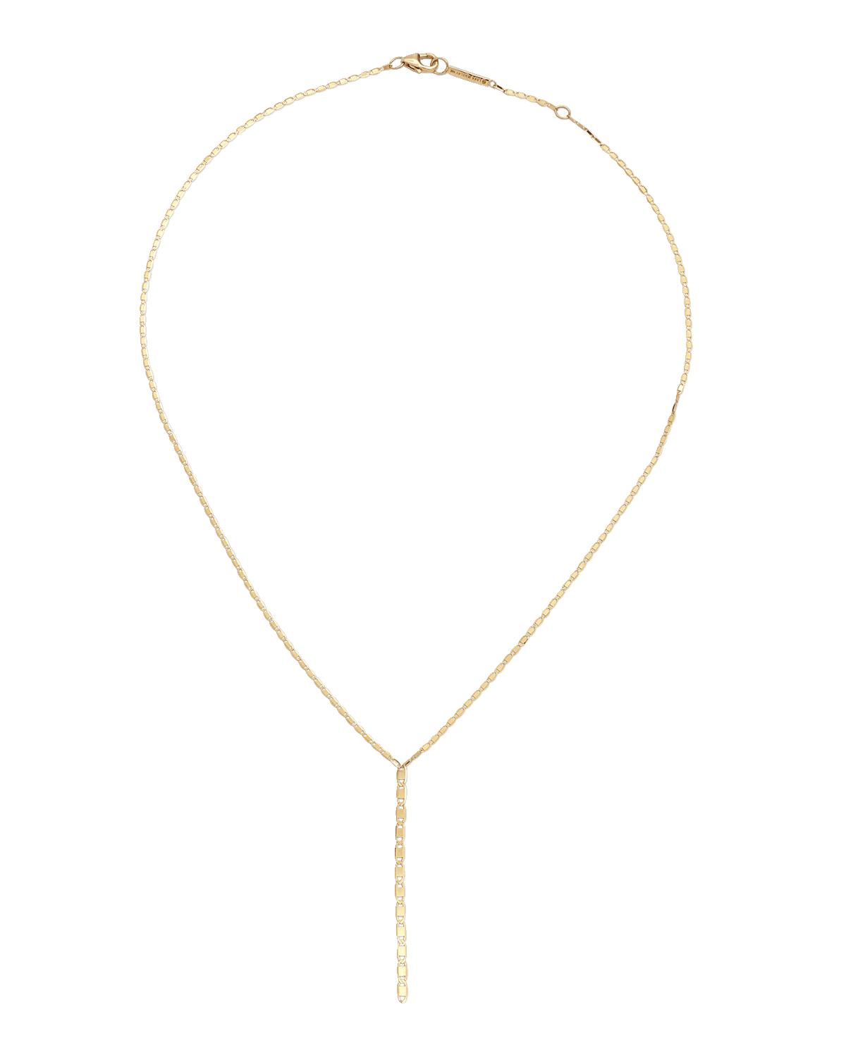 LANA 14k Gold Petite Malibu Lariat Necklace