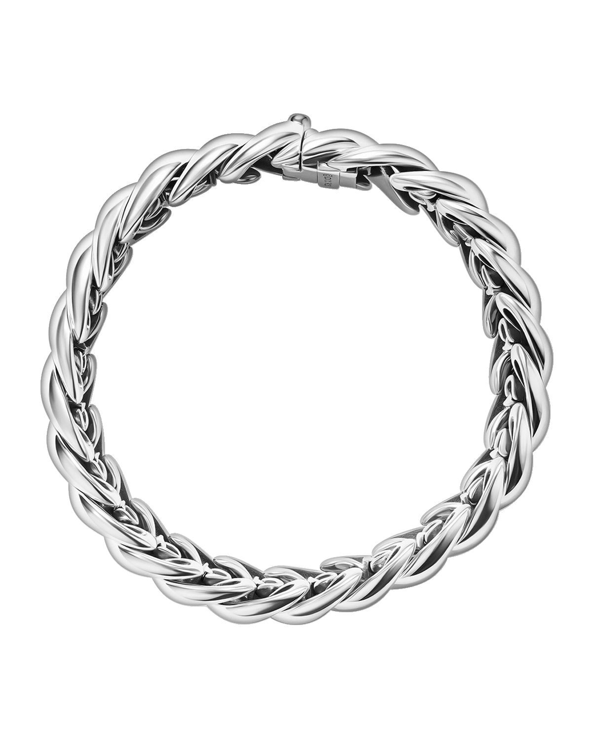 David Yurman Sculpted Cable Bracelet in Silver, 14mm