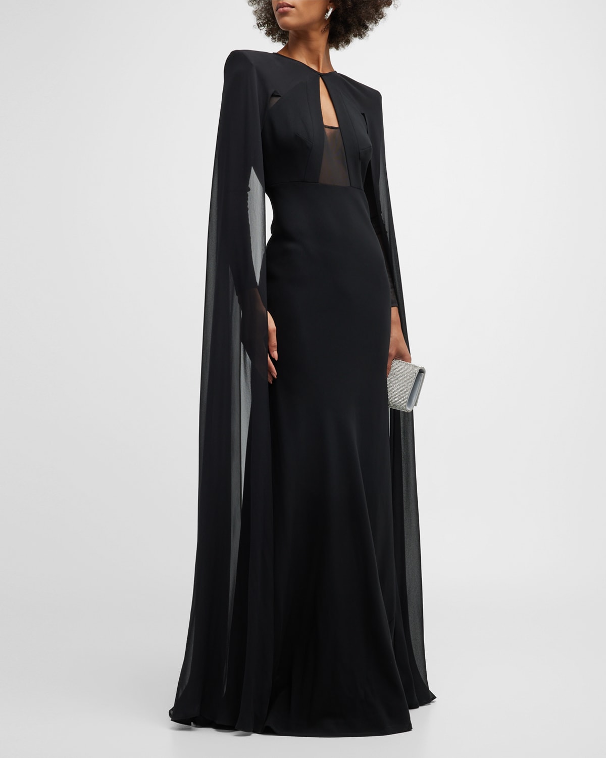Black Silk Gown | Neiman Marcus