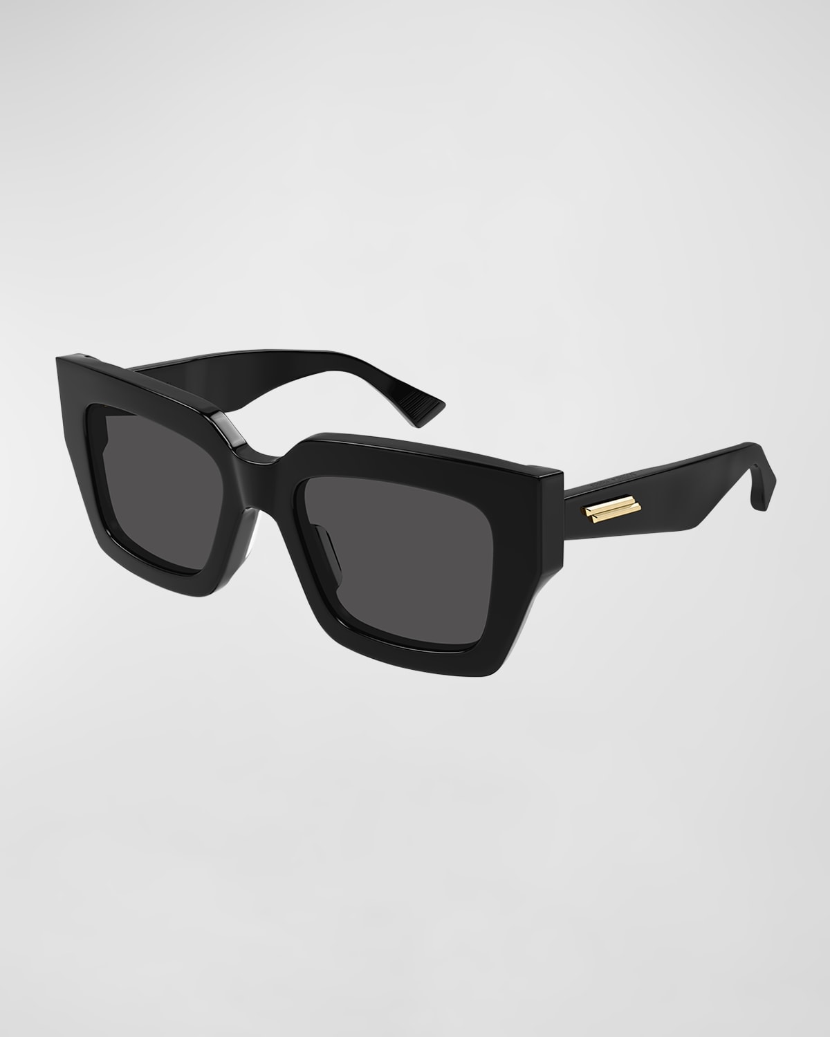 Bottega Veneta Raised Logo Acetate Cat-Eye Sunglasses